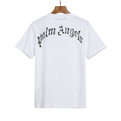 Palm Angel Broken Skull Bear Print T Shirt