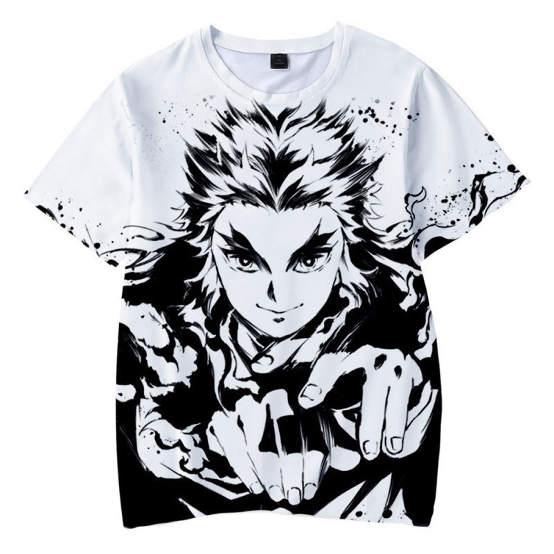 Kimetsu No Yaiba T-shirt Demon Slayer 3d T Shirt