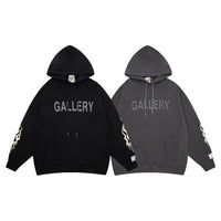 Gallery Dept The Craft Of Design Sleeve Flame Print Hoodie Sweatshirt Pullover
