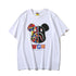 Bape Ape Shark Printed T Shirt