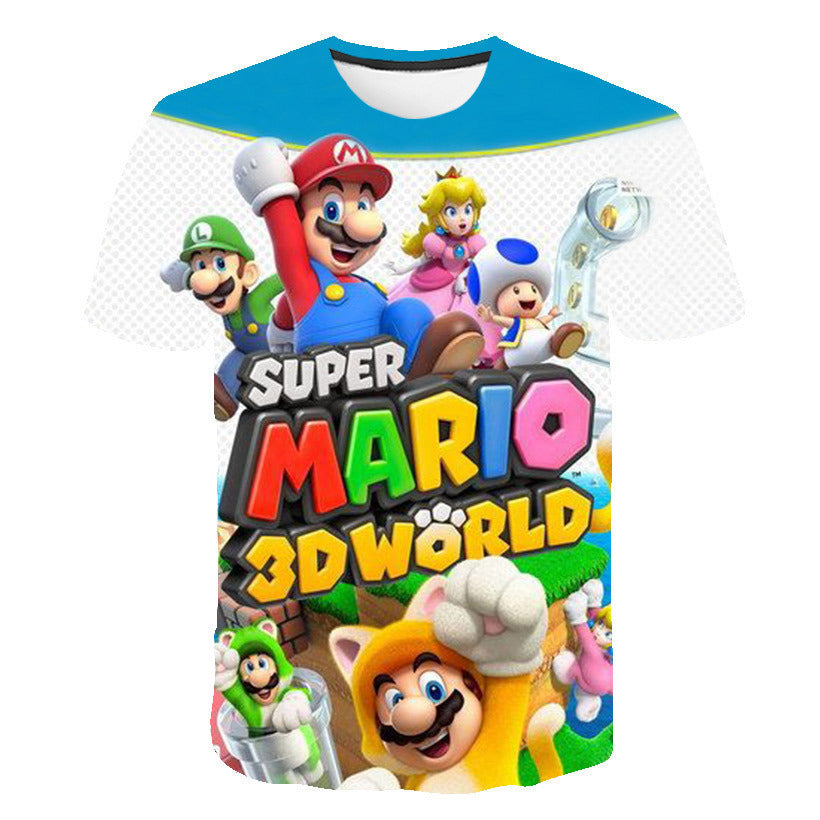 Super Mario 3d Printed T Shirt Unisex T-shirt