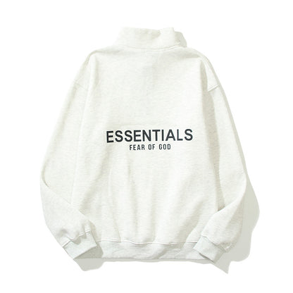 Fear Of God Essentials Drop-shoulde Stand Collar Half Zip Sweater Jacket Sweatshirt - product image 20