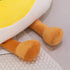 Poached Egg Doll Cushion Sofa Decoration Egg Pillow Plush Toy