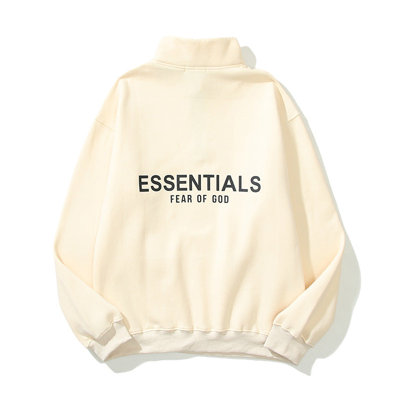 Fear Of God Essentials Drop-shoulde Stand Collar Half Zip Sweater Jacket Sweatshirt - product image 6