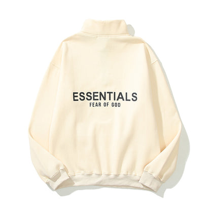 Fear Of God Essentials Drop-shoulde Stand Collar Half Zip Sweater Jacket Sweatshirt - product image 9