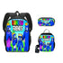 Rainbow Friends Schoolbag  backpack lunch box pencil cases set