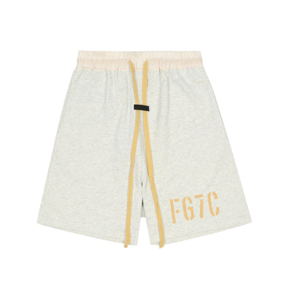 Fear Of God Season 7 Flocking Letters Print Shorts Men's And Women's Casual Drawstring Shorts Pants - product image 7