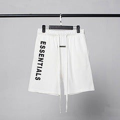 Essentials Letter Printing Unisex Shorts Fashionable Middle Pants - product image 5