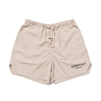 Summer Season 6 Essentials Multi-line Letter Reflective Nylon Youth Sports Ordinary Spot Shorts Pants