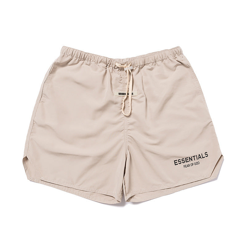 Summer Season 6 Essentials Multi-line Letter Reflective Nylon Youth Sports Ordinary Spot Shorts Pants - product image 9