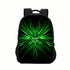 Abstract backpack schoolbag