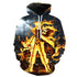 Naruto 3D Hoodie Sweatshirt Jacket Pullover