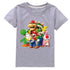 Super Mario Cotton T Shirt 3d Printed T-shirt For Children