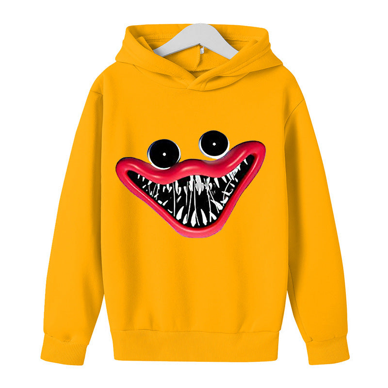 Poppy Playtime Bobby's Game Time Cartoon Printed Hoodie Sweatshirt Pullover