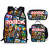 Roblox schoolbag lunch bag pencil case backpack set