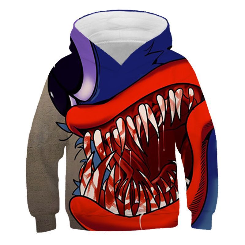 Poppy Playtime 3d Digital Printing Personal Leisure Children's Sweater Hoodie Pullover Sweatshirt