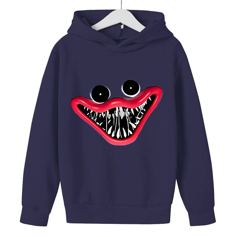 Poppy Playtime Bobby's Game Time Cartoon Printed Hoodie Sweatshirt Pullover