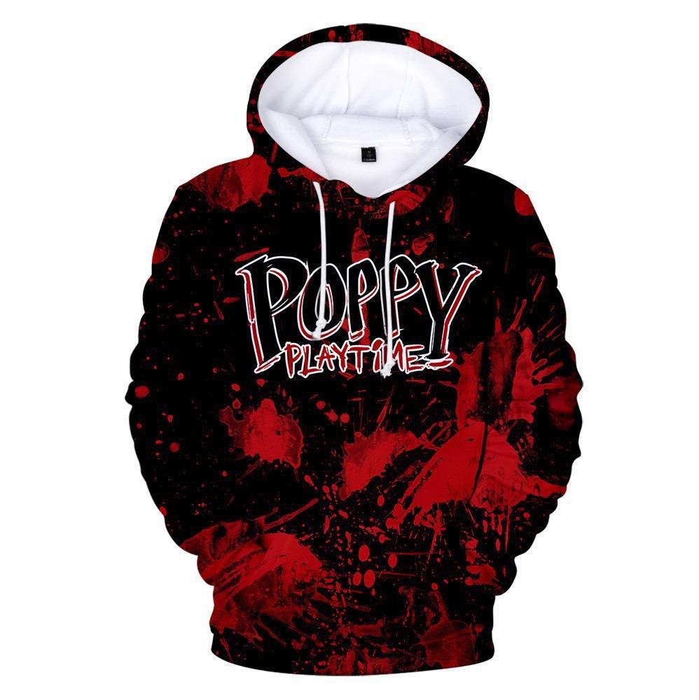 Bobby's Game Time Poppy Playtime 3d Digital Printing Casual Hooded Hoodie Pullover Sweatshirt