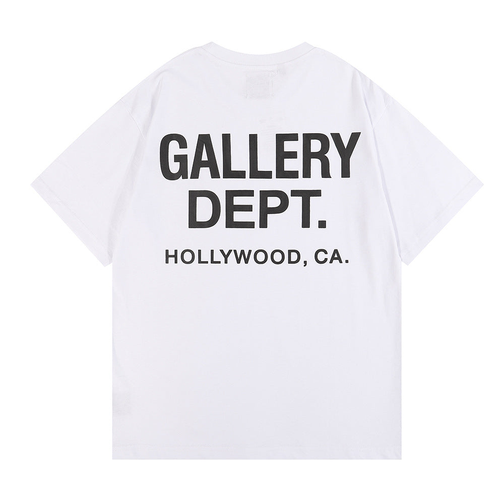 Gallery Dept Cracking Letter Print T-shirt