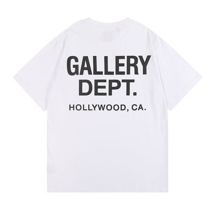 Gallery Dept Cracking Letter Print T-shirt