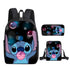 Stitch Schoolbag stitch cartoon backpack shoulder bag pencil case set