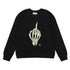 Gallery Dept Gilding Letters Skull Hand Bone Printing Sweatshirt Pullover Hoodie