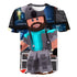 Minecraft 3d Printed Unisex T Shirt