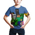 Minecraft 3d Digital Printed T Shirt Unixed T-shirt