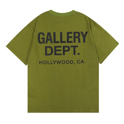 Gallery Dept Cracking Letter Print T-shirt