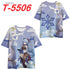 Fitspi Wholesale hot sale Original God surrounding the gameTT-shirt printed top full color Carved Qing Dada short sleeve loose half sleeve