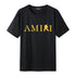 Amiri Letter Print Casual Hip Hop T Shirt