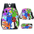 Rainbow Friends Schoolbag backpack lunch box pencil cases set