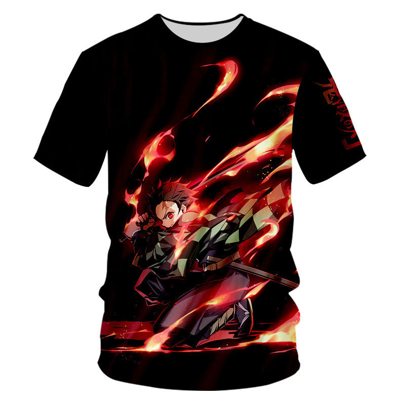 Kimetsu No Yaiba T-shirt Demon Slayer 3d T Shirt