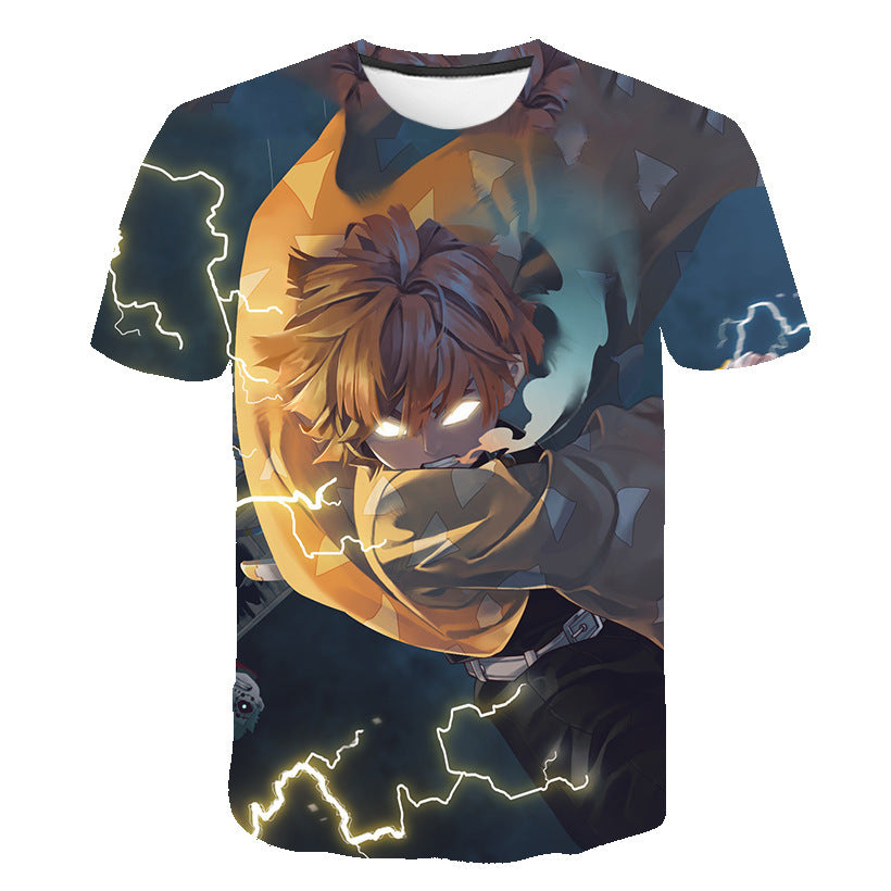 Kimetsu No Yaiba T-shirt Demon Slayer 3d T Shirt