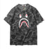 Bape Ape Shark Printed T Shirt