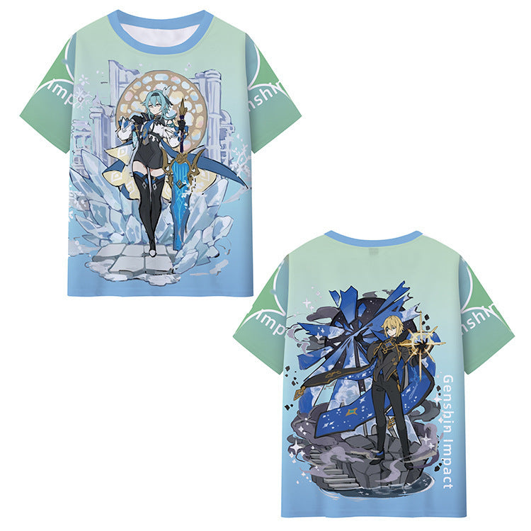 Genshin impact Unisex T Shirt 3d Printed T-shirt