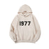 Fear Of God Essentials 1977 Digital Flocking Sweater Loose Casual Hoodie