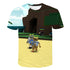 Minecraft 3d Printed Unisex T Shirt