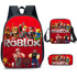 Roblox Schoolbag Lunch box pencil case backpack set