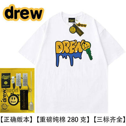 Drew Hussry Smiling Face Hip Hop T-Shirt - product image 2