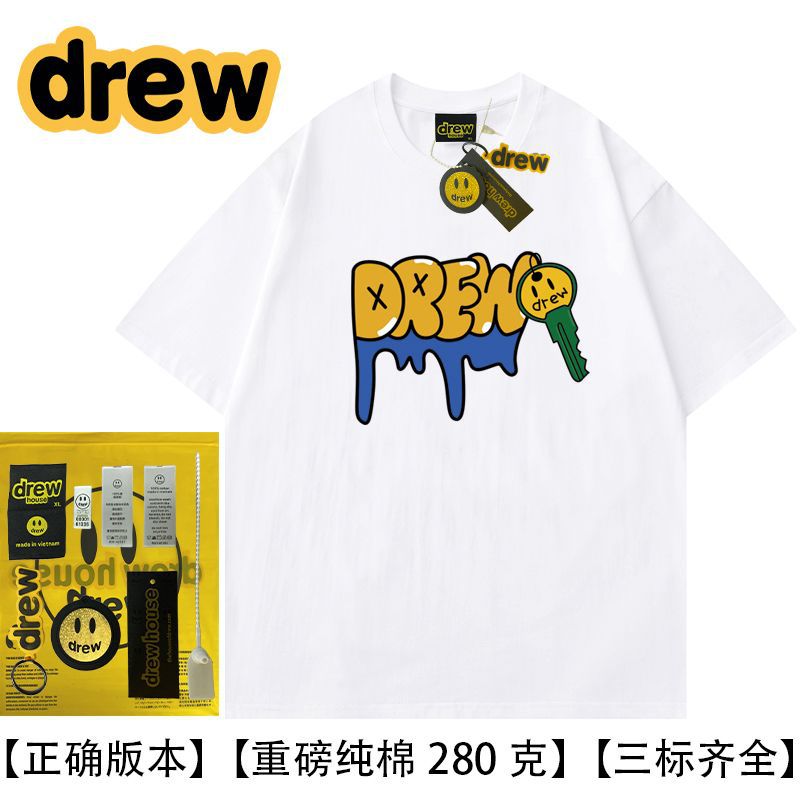 Drew Hussry Smiling Face Hip Hop T-Shirt - product image 19