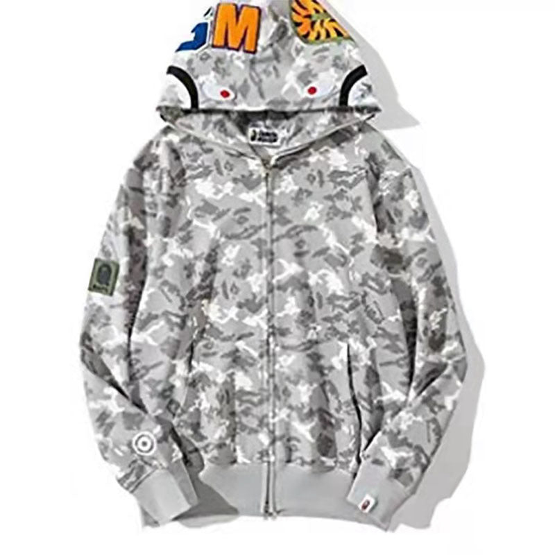 Bape Shark Ape 3d Printed Hoodie Sweatshirt Pullover