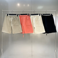 Essentials Season 8  Flocking High Street Casual Shorts Unisex Short Pants