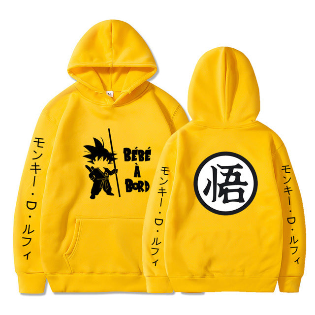 Dragon Ball Z Hoodie Anime Printed Sweater Anime Pullover Sweatshirt