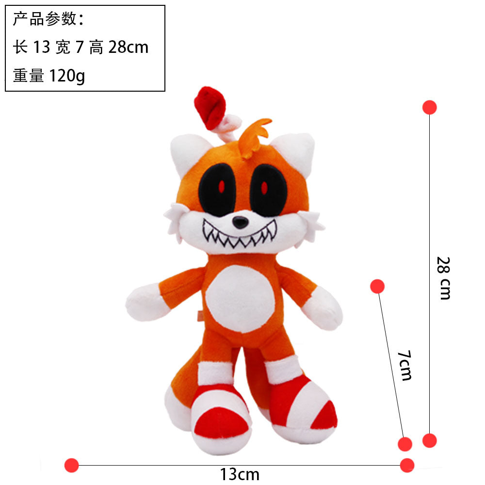 Super Sonic Plush Toy Tarsnak Hedgehog Doll
