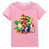 Super Mario Cotton T Shirt 3d Printed T-shirt For Children