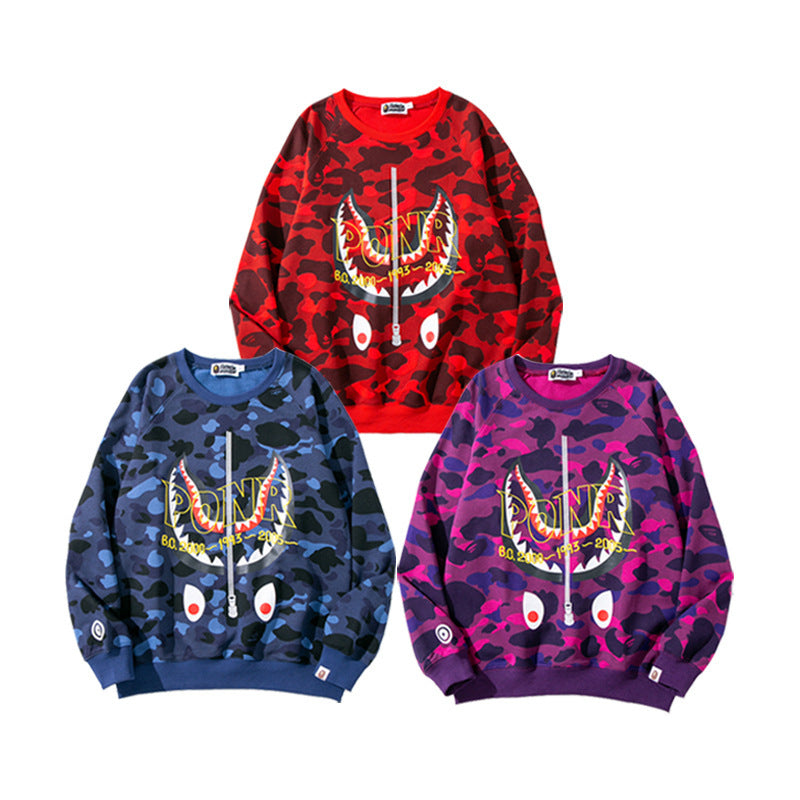 Ape Sweatshirt Bape Shark Hoodie Sweater Pullover