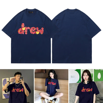Drew Smiling Face Pure Cotton T-Shirt - product image 1
