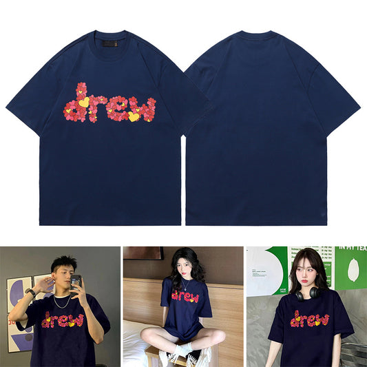 Drew Smiling Face Pure Cotton T-Shirt - product image 1