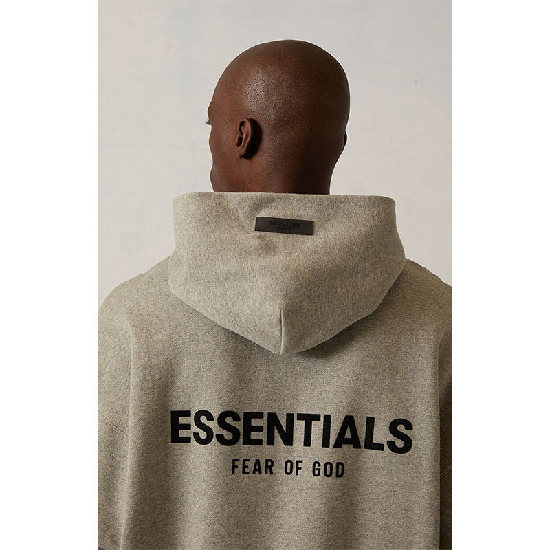 Letters Flocking Fear Of God Essentials Hoodie Sweatshirt Pullover - product image 3